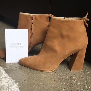 SOLD❌ Stuart Weitzman Grandiose Suede Booties